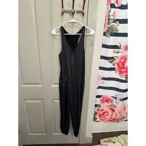 Terez Rainbow Glittery Black Jumpsuit